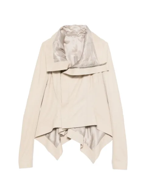 Rick Owens asymmetric zip jacket