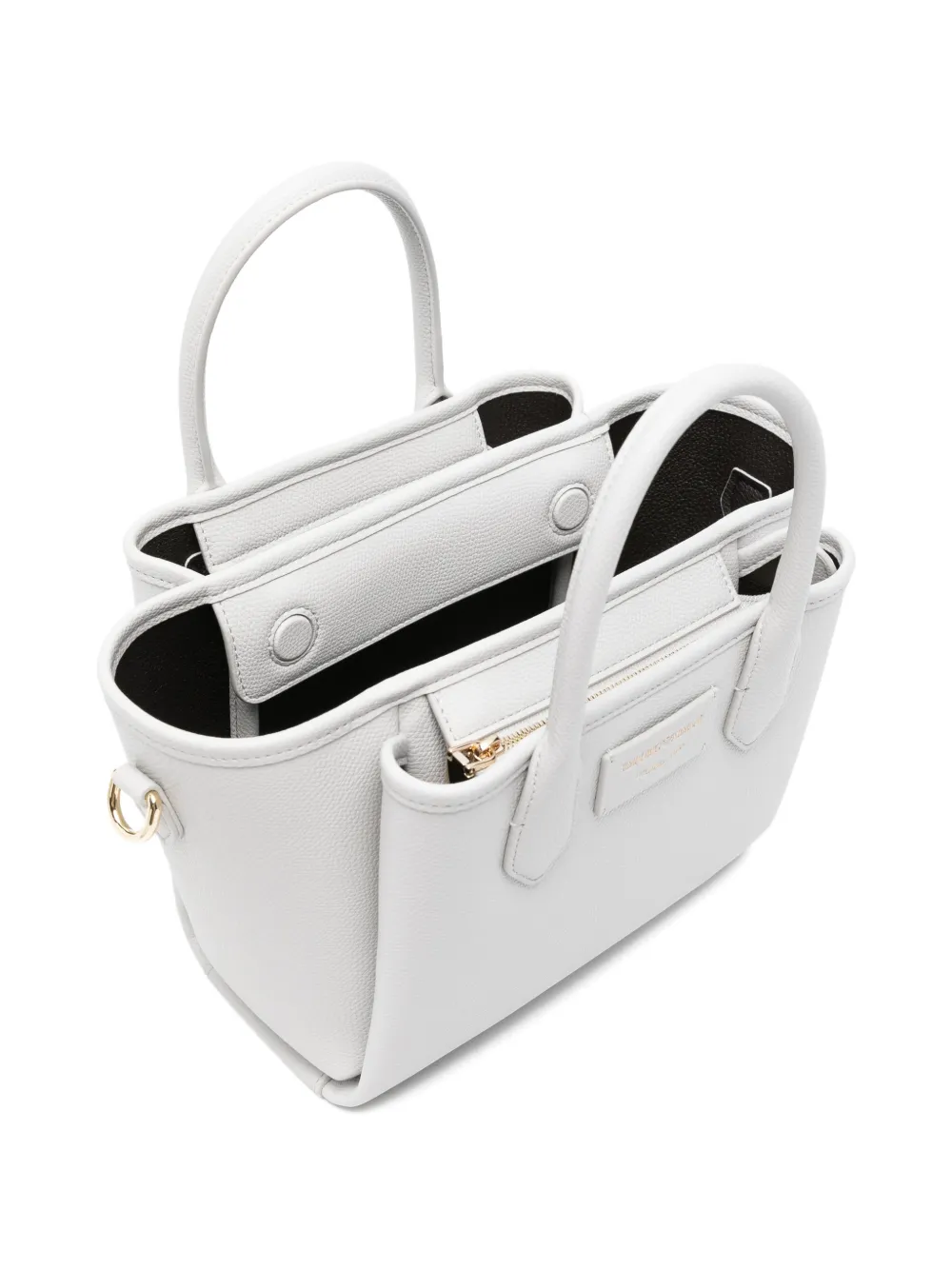 Emporio Armani Shopper met logopatch Grijs