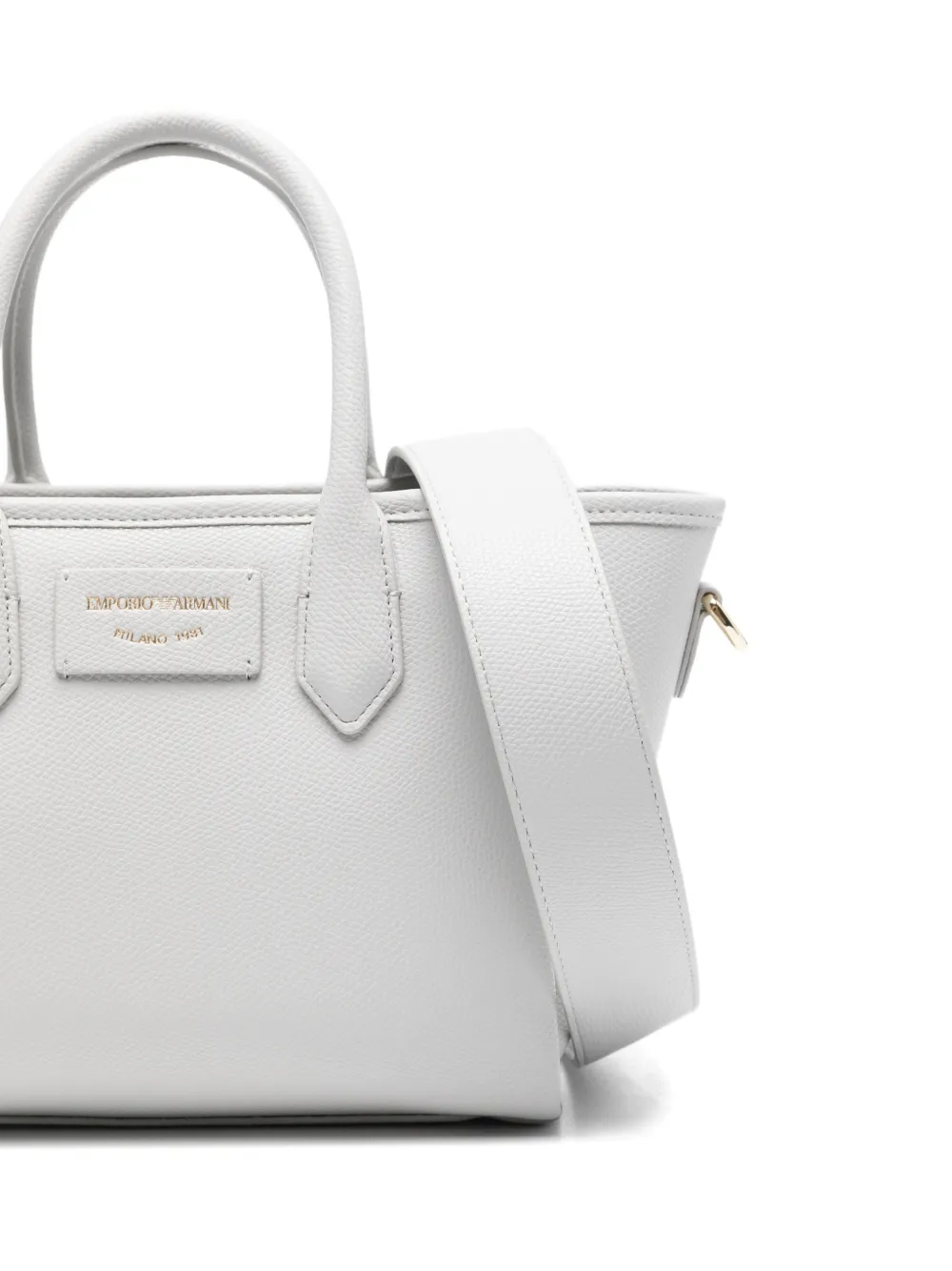 Emporio Armani Shopper met logopatch Grijs