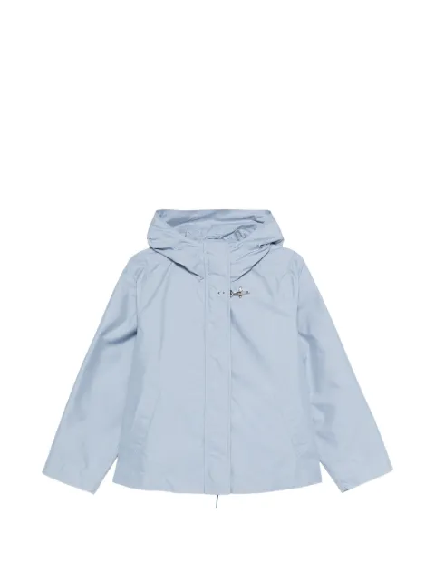 Fay hooded zip-fastening jacket