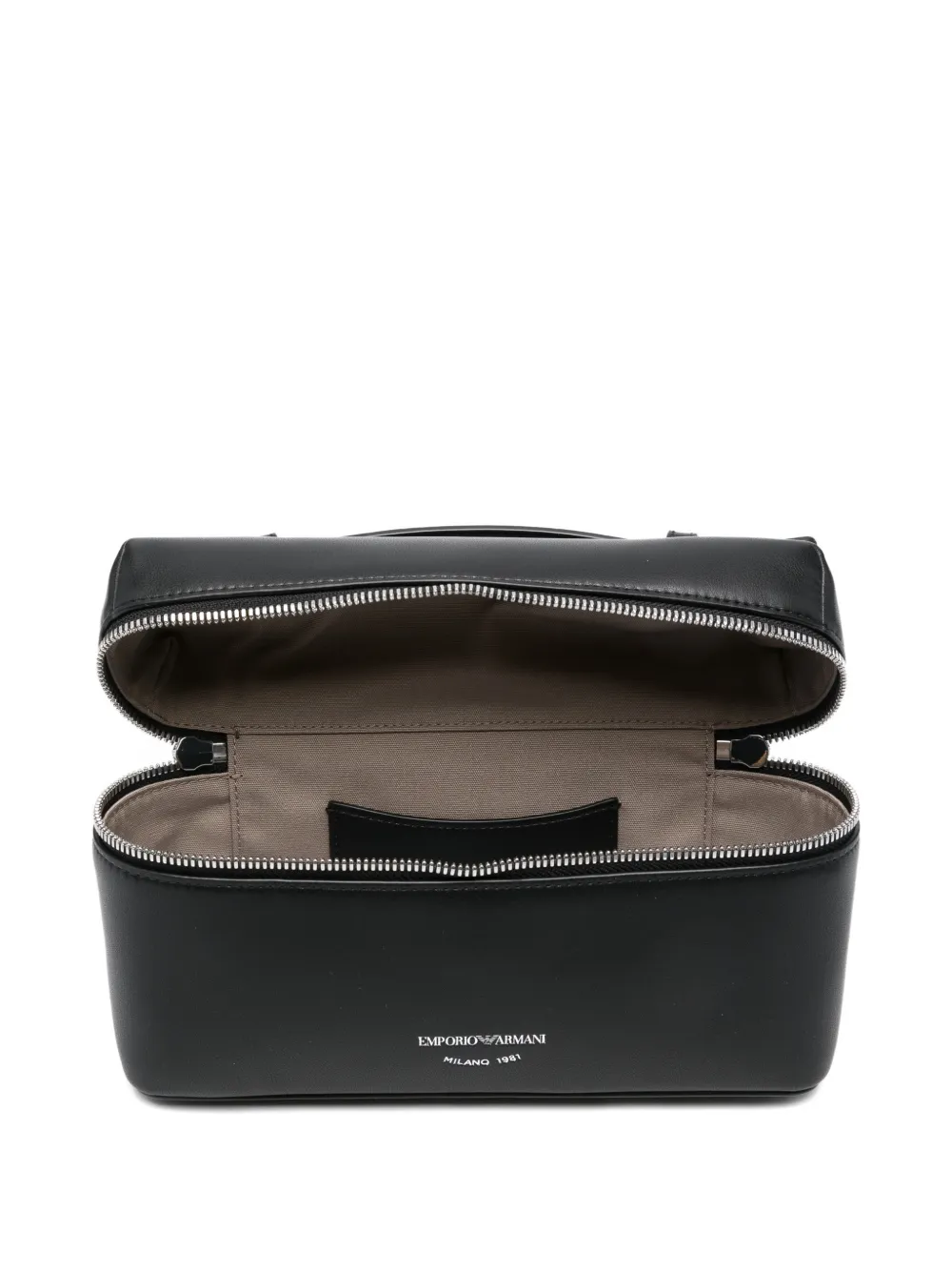 Emporio Armani Shopper met rits Zwart