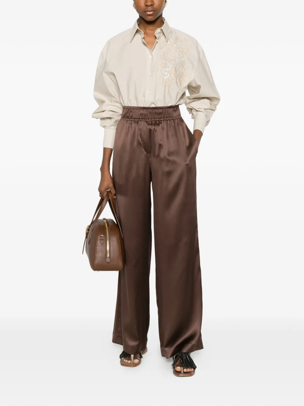  Brunello Cucinelli Sequin Shirt - Neutrals 