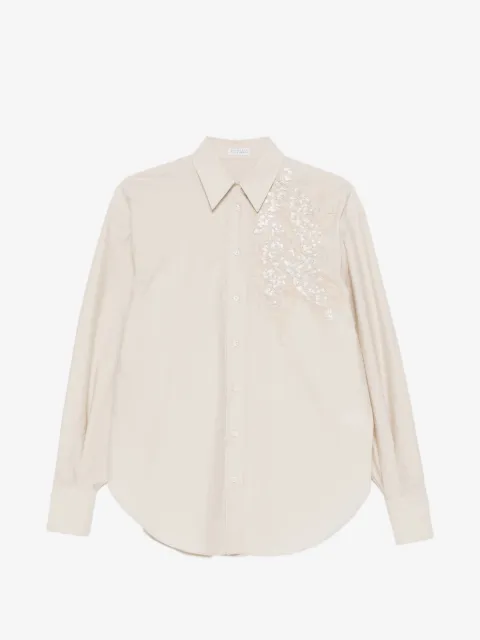 Brunello Cucinelli chemise brodée de sequins
