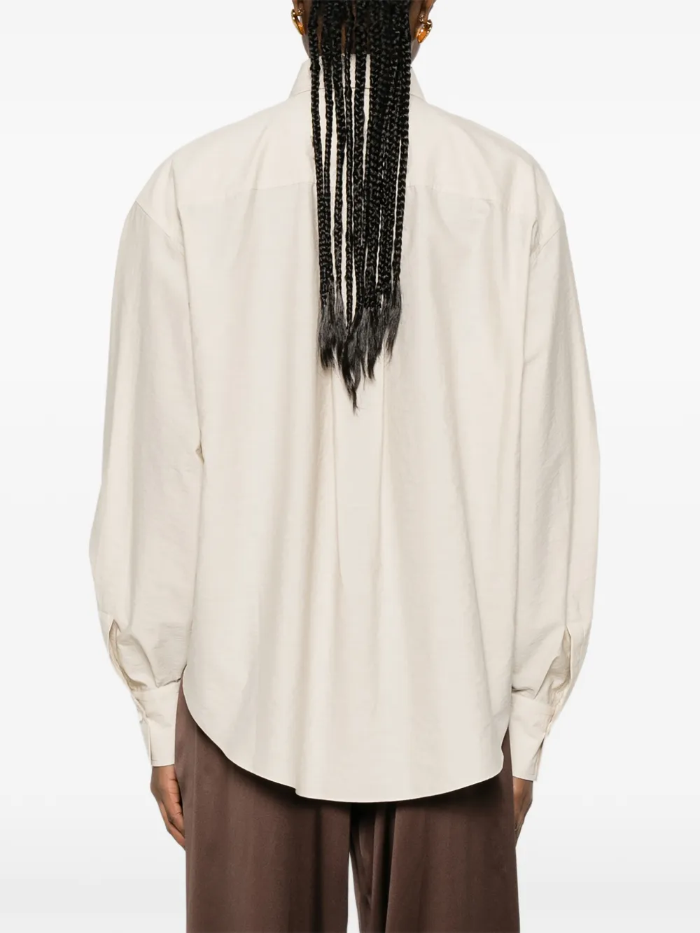 Brunello Cucinelli blouse met pailletten Beige