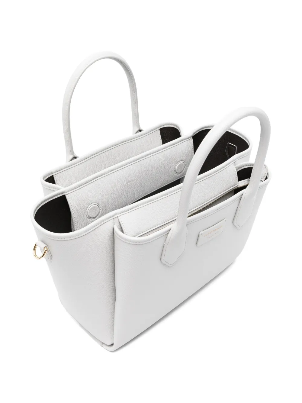 Emporio Armani Shopper met logopatch Grijs