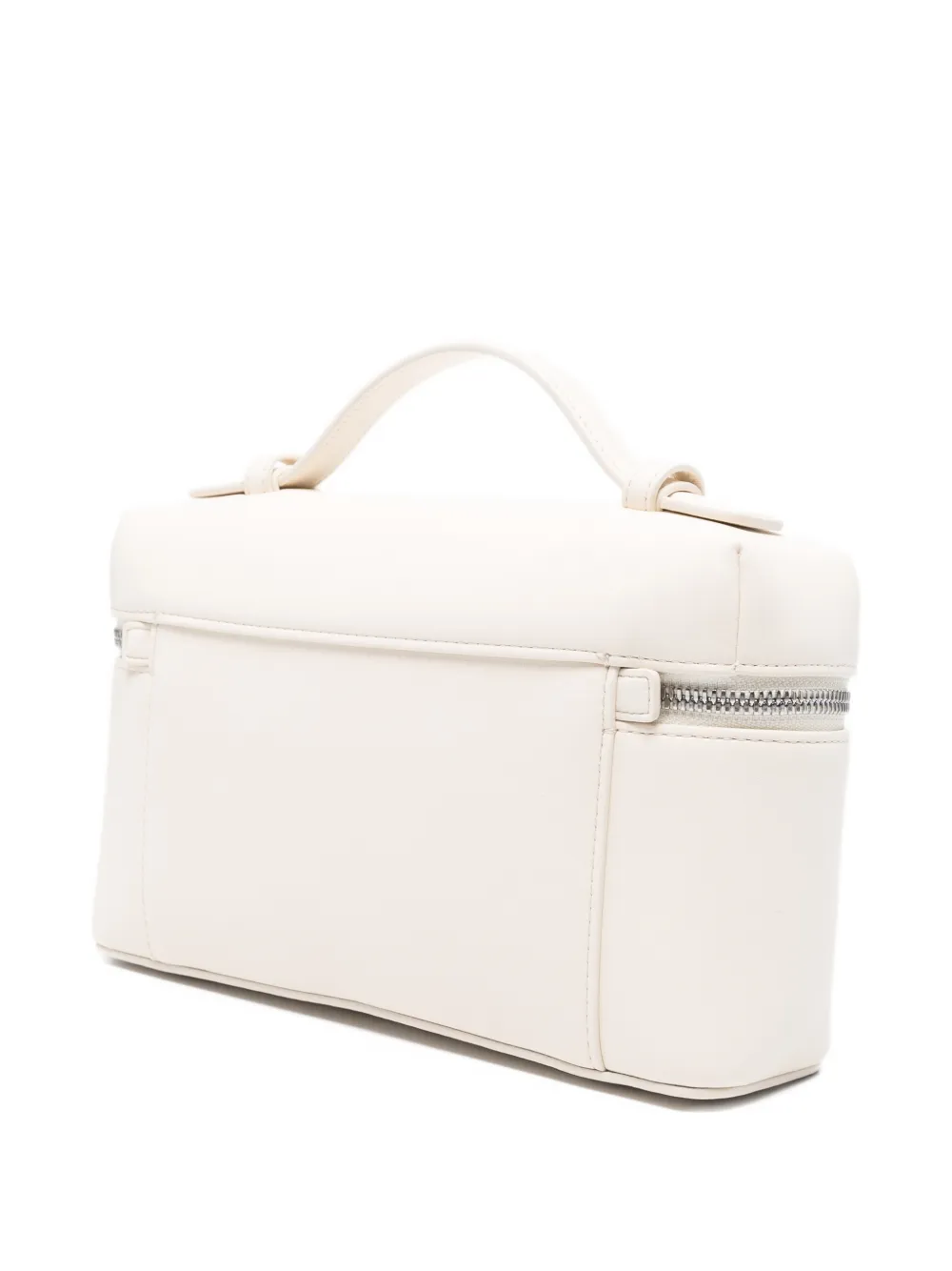 Emporio Armani Kleine leren shopper Beige