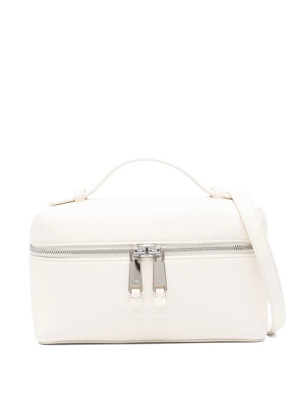 Emporio Armani mini leather tote bag - Toni neutri