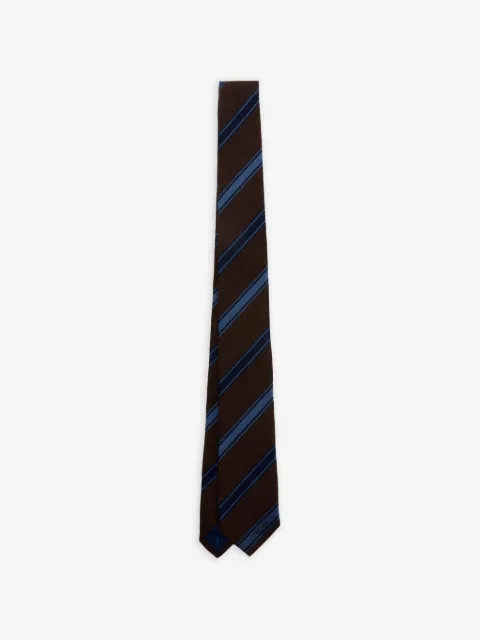 Ferragamo regimental jacquard tie