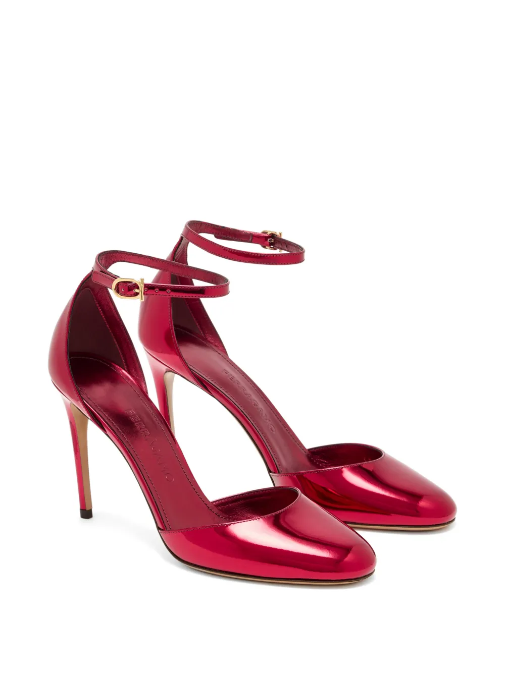 Ferragamo Pumps met ronde neus Rood