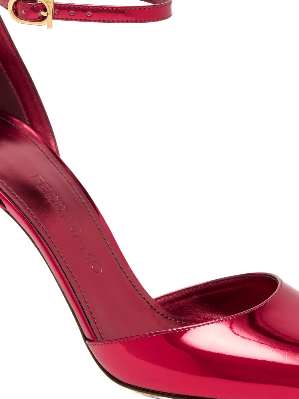 Ferragamo Pumps met ronde neus Rood