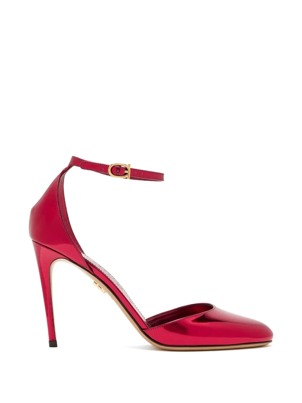 Ferragamo almond-toe pumps Rood