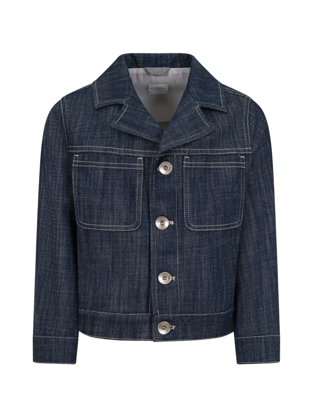 Eleventy Kids button front jacket - Blu
