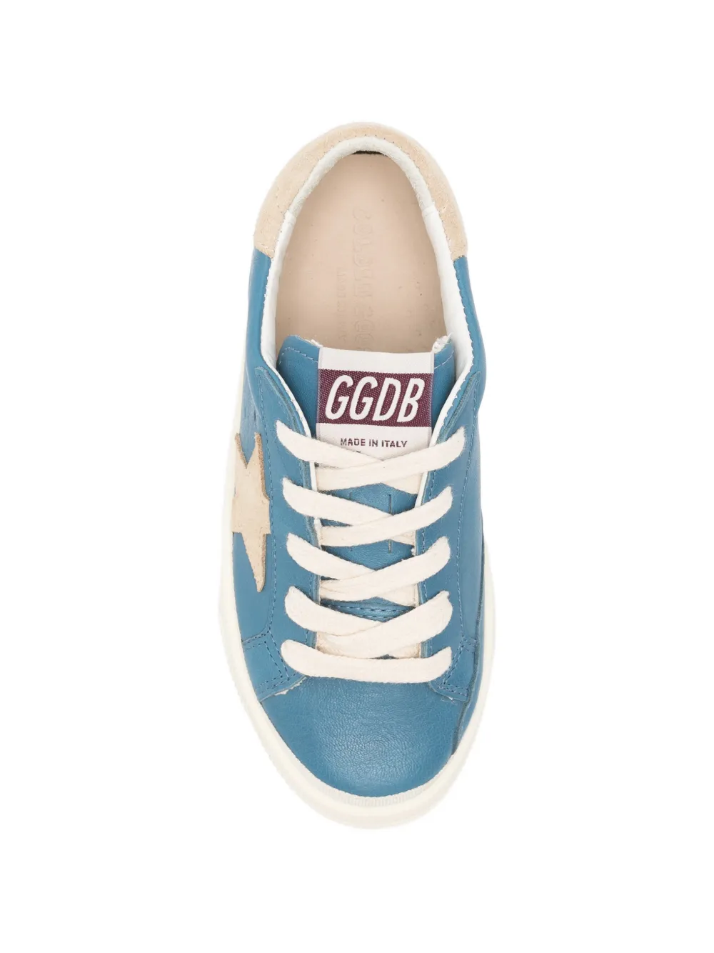 Golden Goose Kids May sneakers met ster-applicatie Blauw