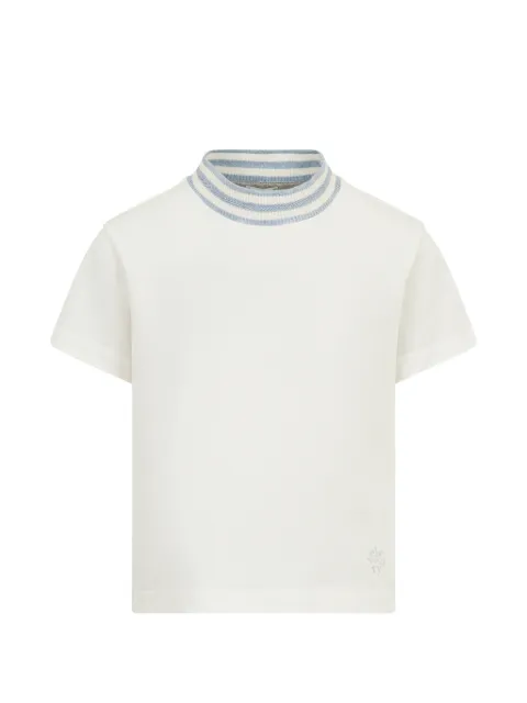 Eleventy Kids T-shirt con scollo a imbuto