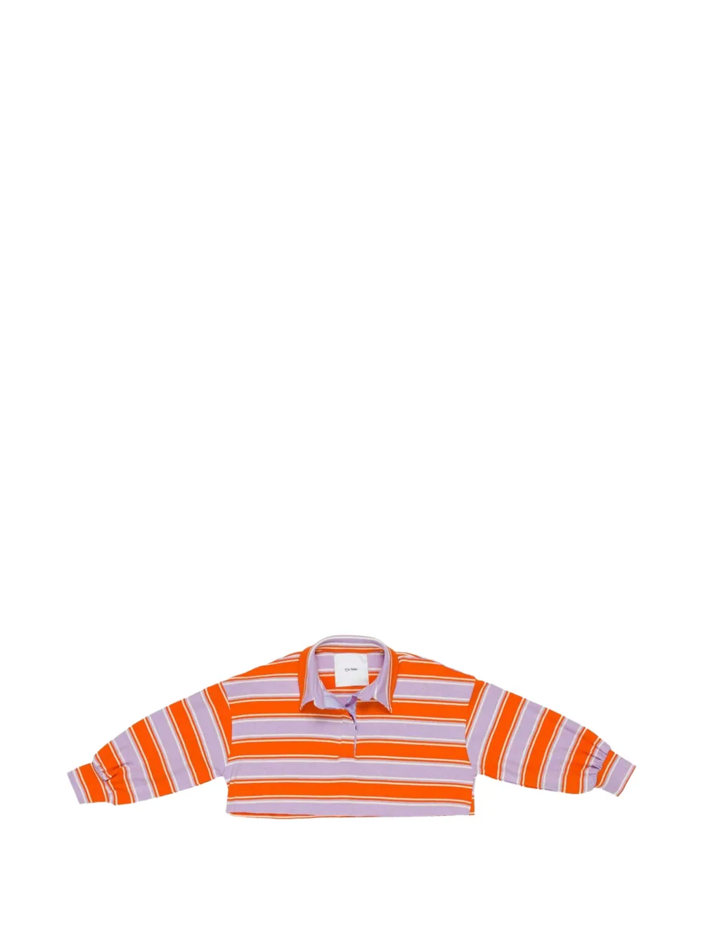 Miss Grant Kids striped top - Arancione