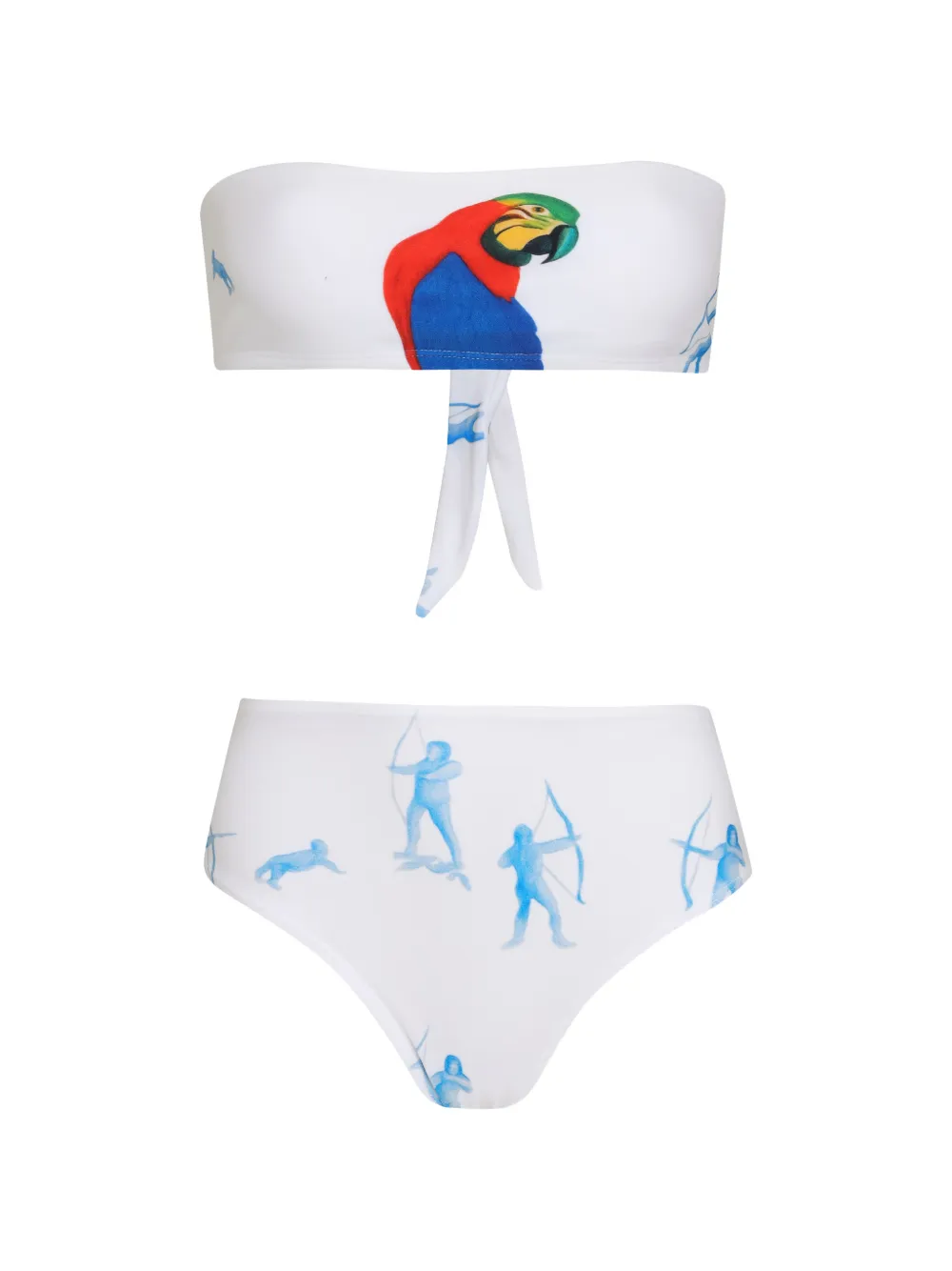 Amir Slama printed bikini - Weiß