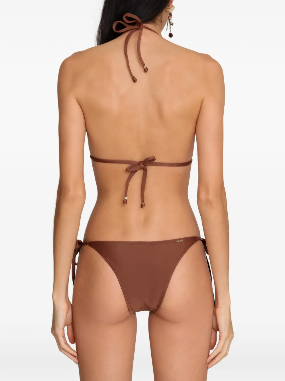 Amir Slama Bikini met gesp Bruin