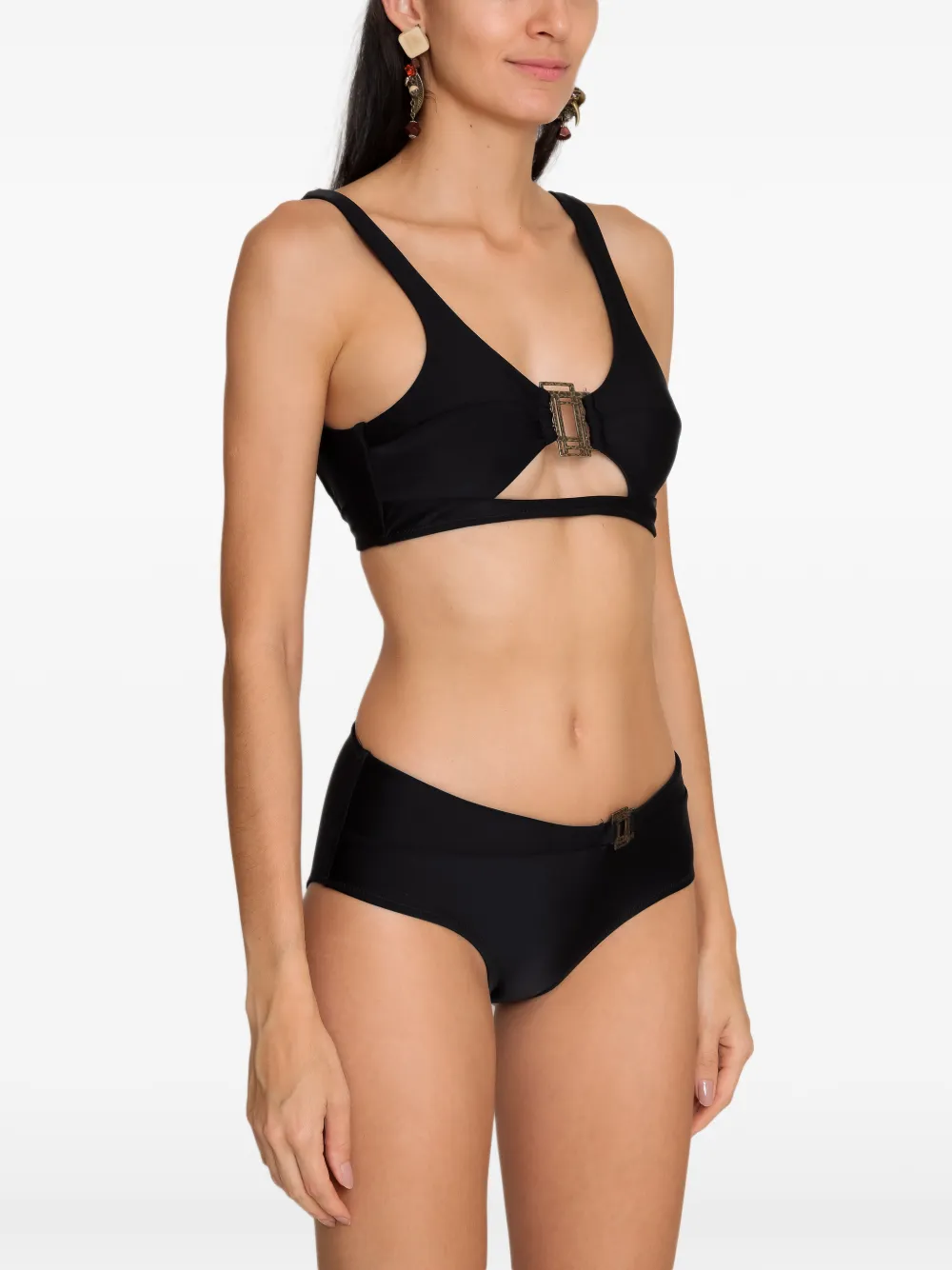  Amir Slama Embellished-tie Bikini - Black 