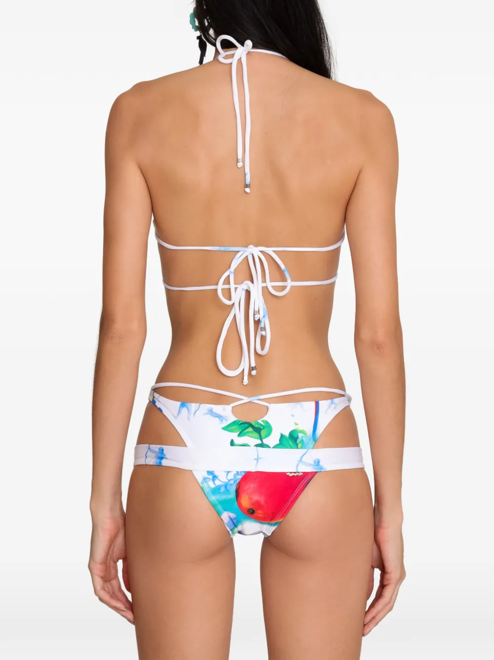Amir Slama Bikini met bloemenprint Wit