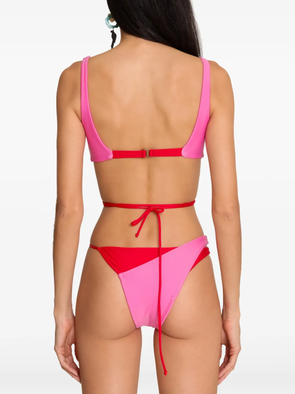 Amir Slama Bikini met gestrikt detail Roze