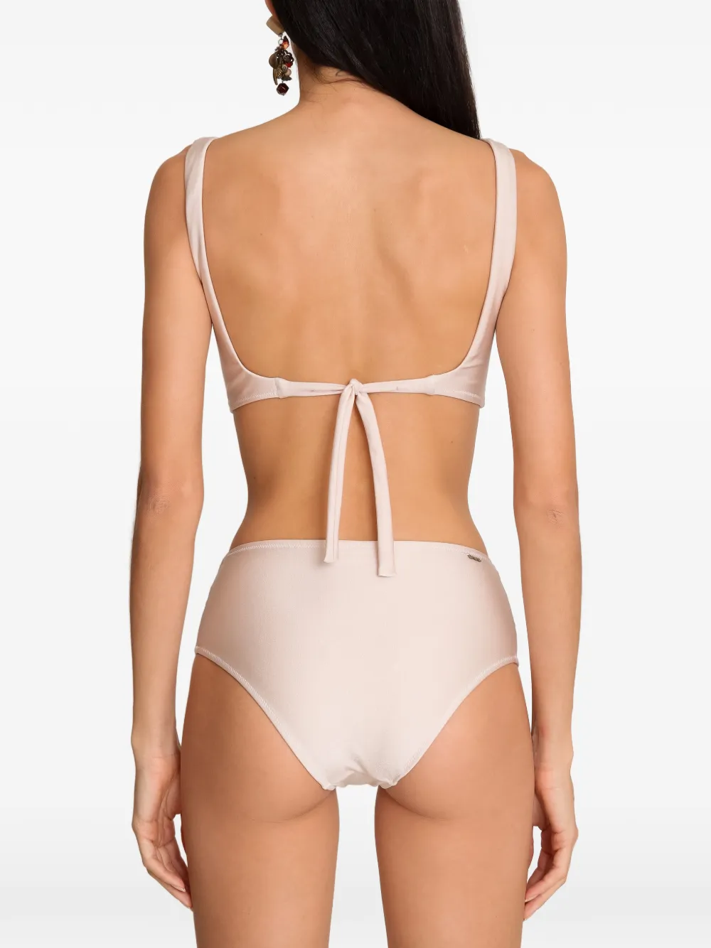 Amir Slama Bikini met gespdetail Beige