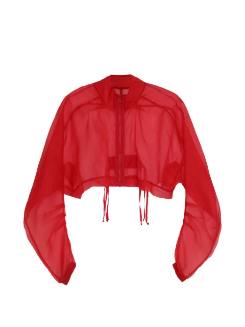 Amir Slama zip-up silk jacket