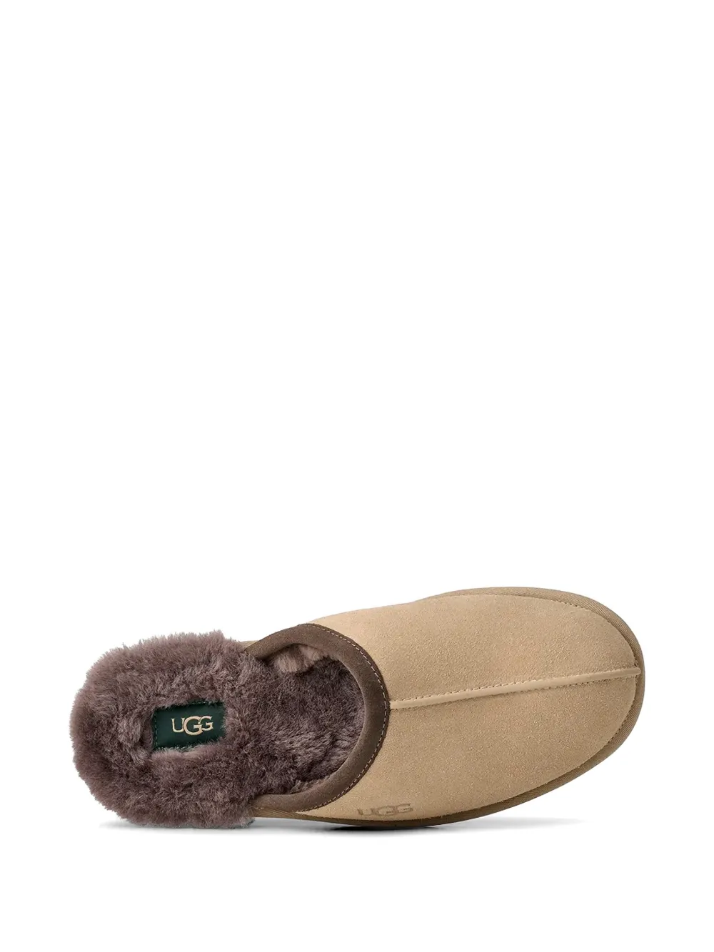 UGG trimmed slippers Beige