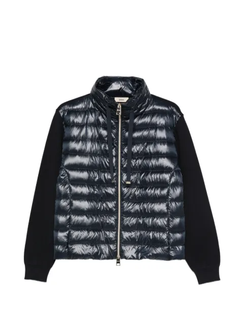 Herno quilted zip-fastening jacket