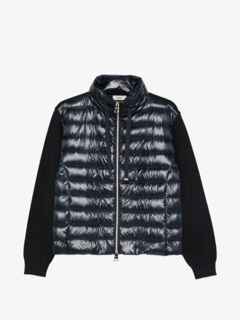 Herno quilted zip-fastening jacket