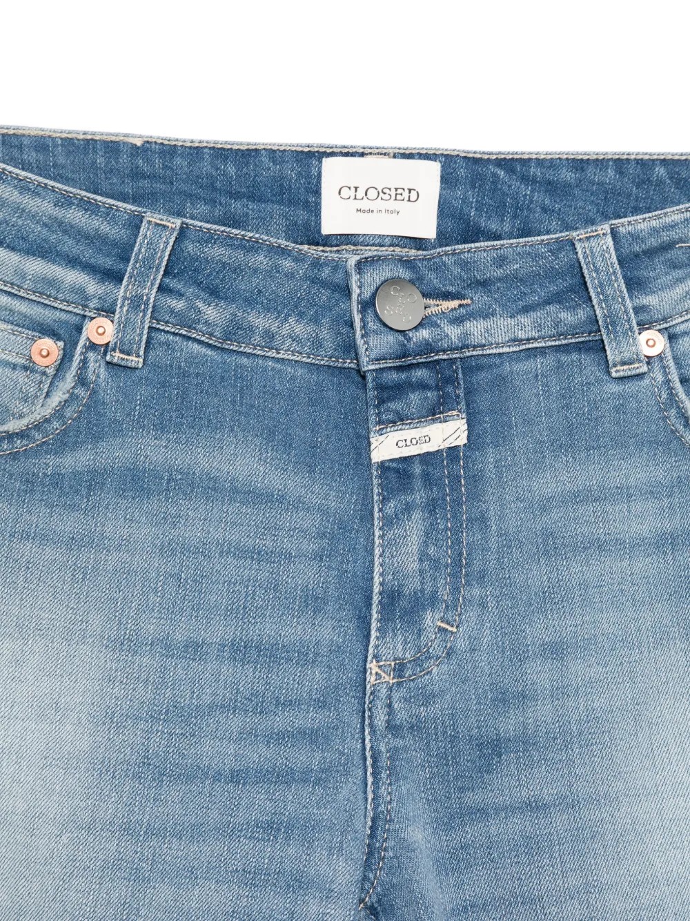  Closed Buttoned Denim Jeans - Blue 