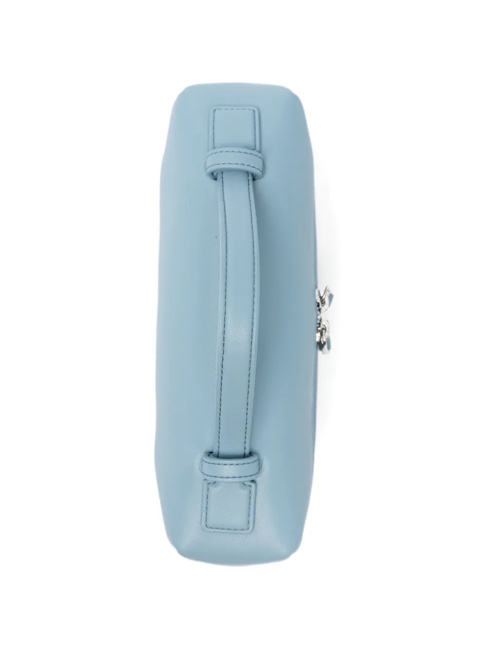 Emporio Armani Kleine leren shopper Blauw