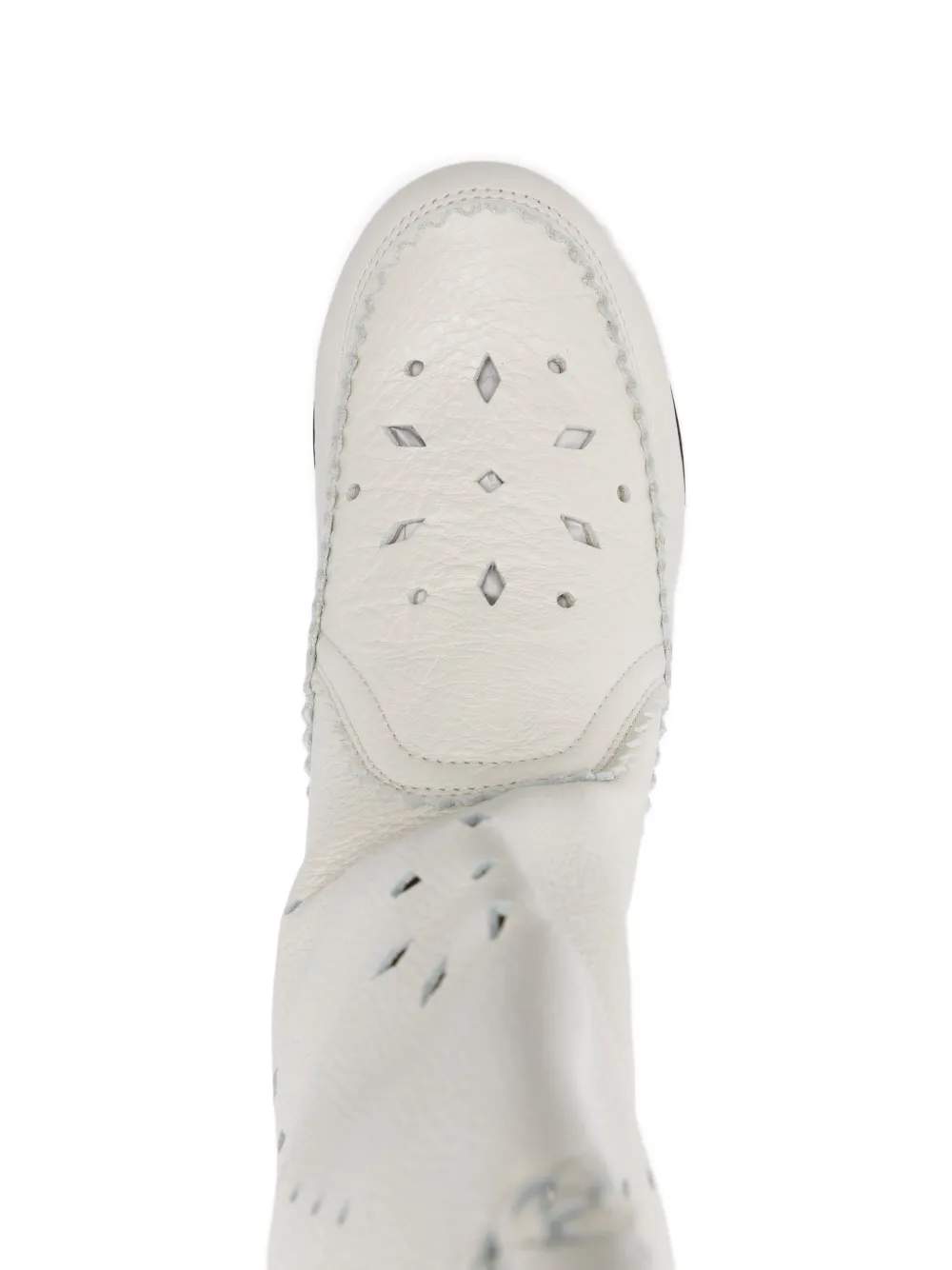 ISABEL MARANT Welky laarzen met kwastje en uitgesneden details Wit