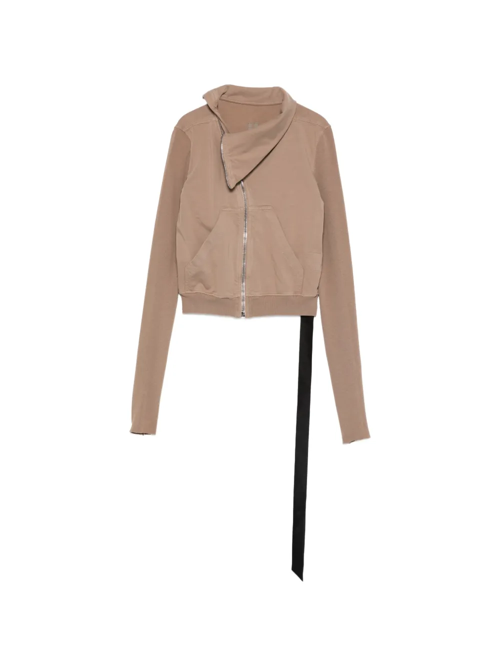 Rick Owens DRKSHDW Micro Mountain zip fastening hoodie - Marrone