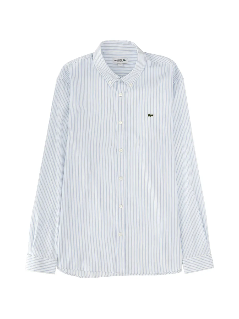 Lacoste striped button shirt - Weiß