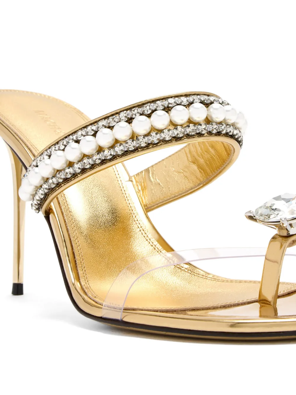 MACH & MACH Diamond of Elizabeth sandalen Goud
