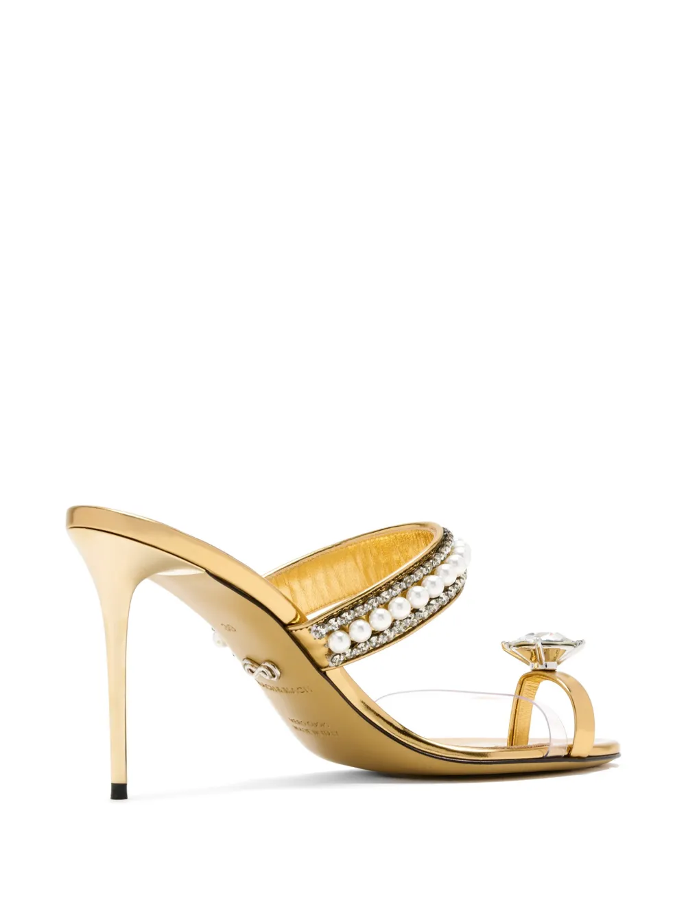 MACH & MACH Diamond of Elizabeth sandalen Goud
