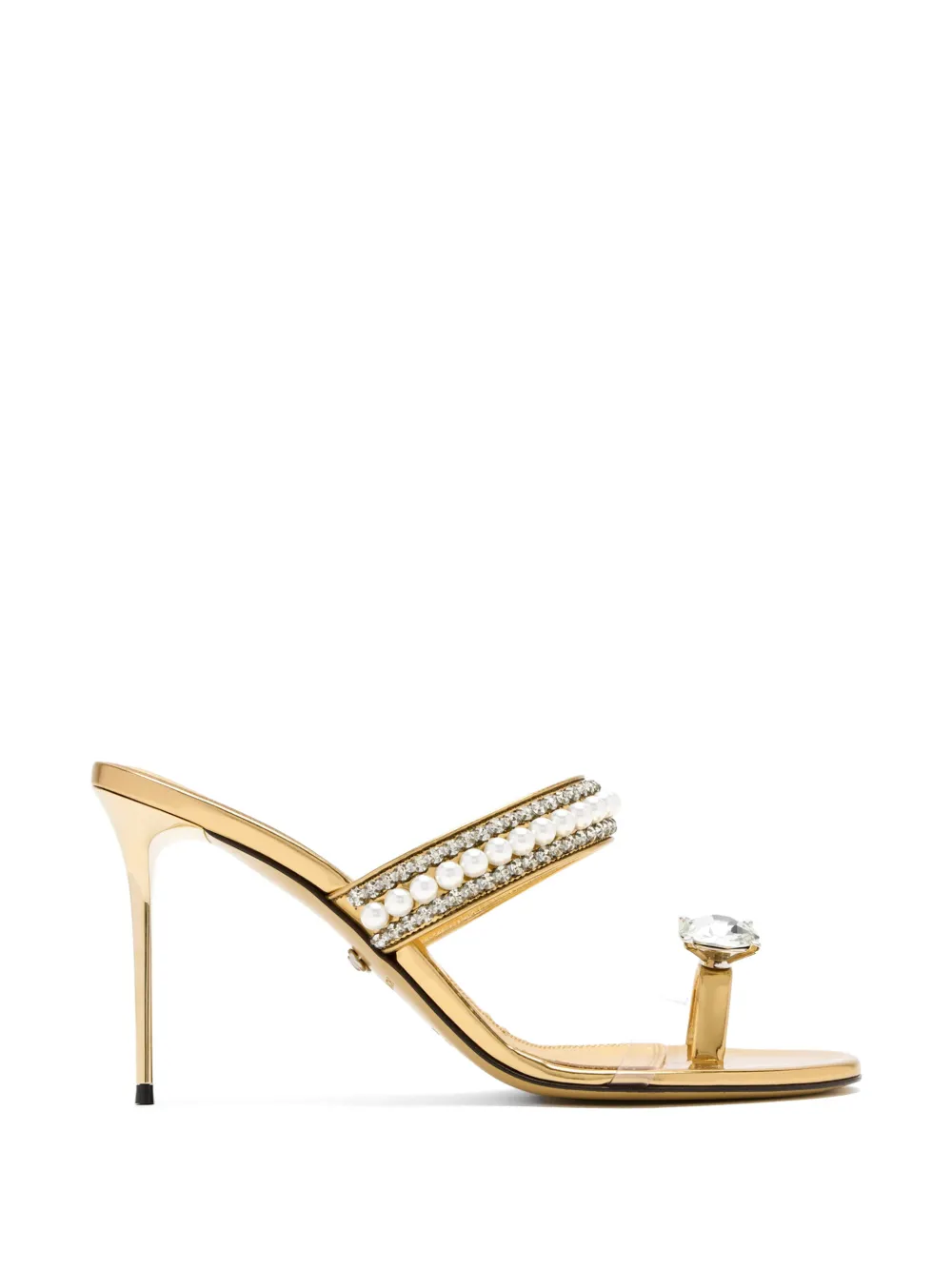 MACH & MACH Diamond of Elizabeth sandalen Goud