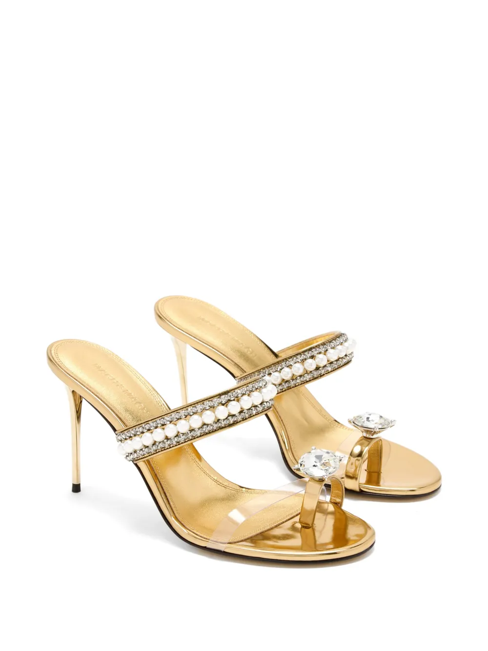 MACH & MACH Diamond of Elizabeth sandalen Goud