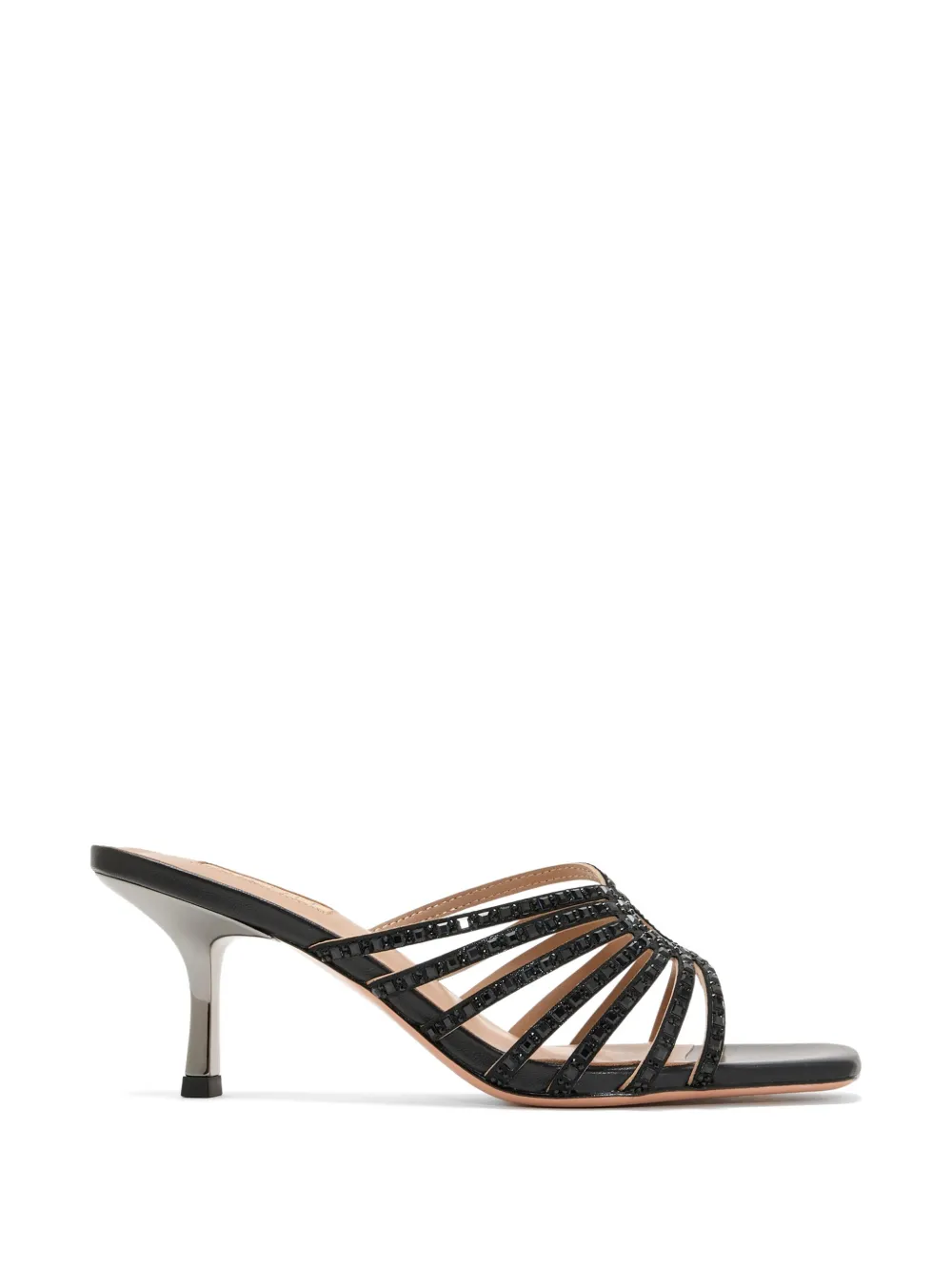 Nicoli Eirdis Embellished Strap Mules In Black