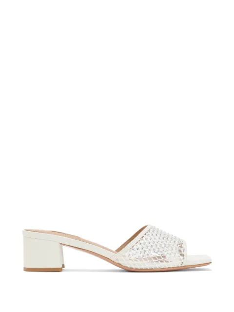 NICOLI beaded mesh mules