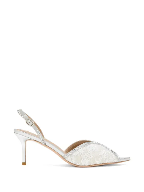 NICOLI lace embellished pumps