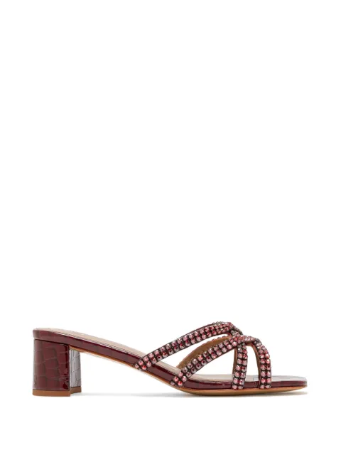 NICOLI embellished crisscross sandals