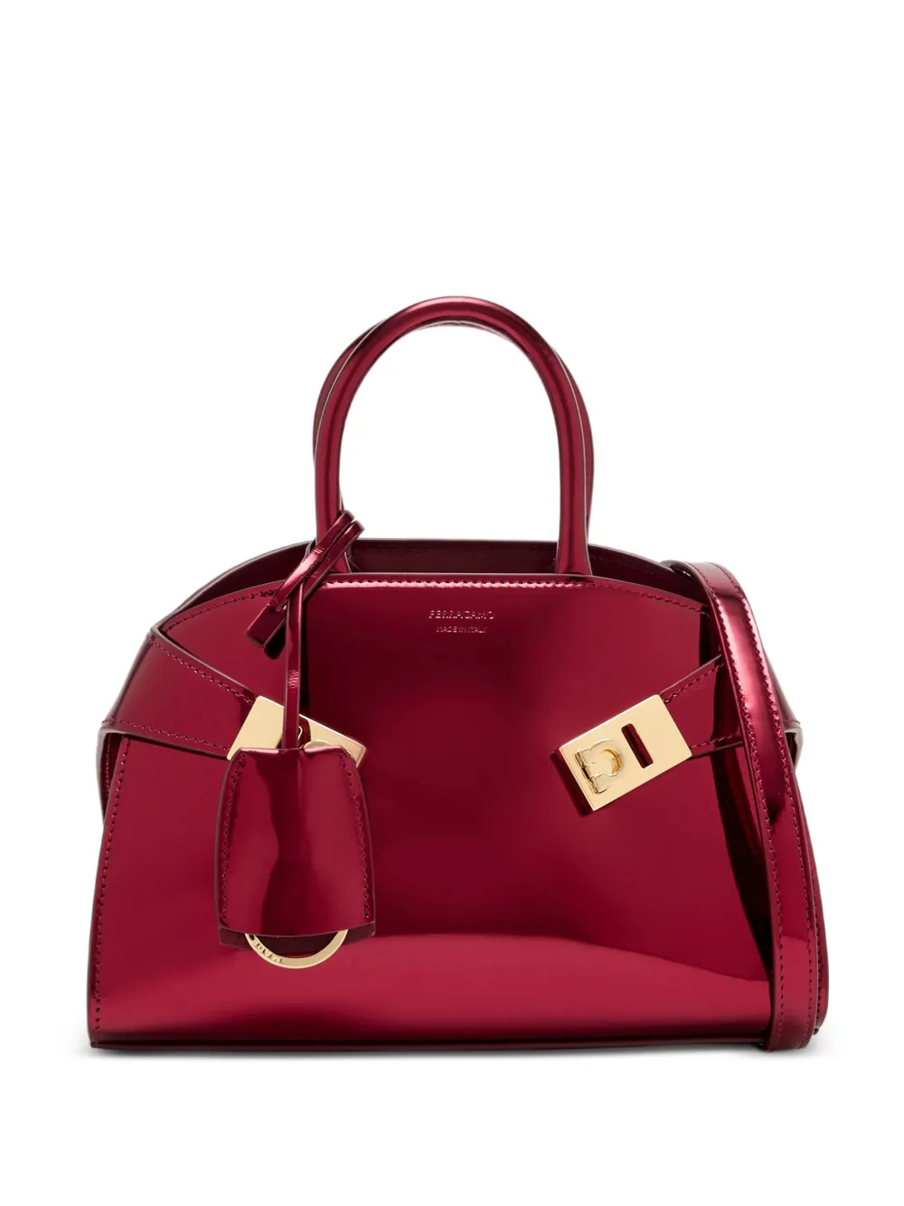 Ferragamo logo-detail tote bag - Rosso