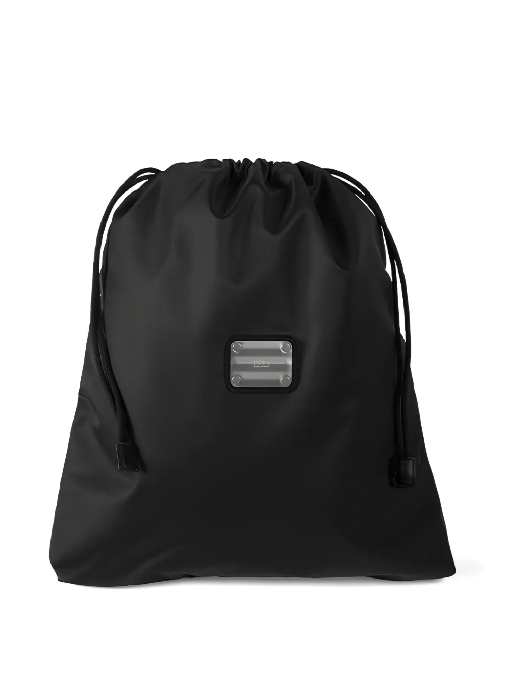 FPM Milano Borsa con placca logo - Nero
