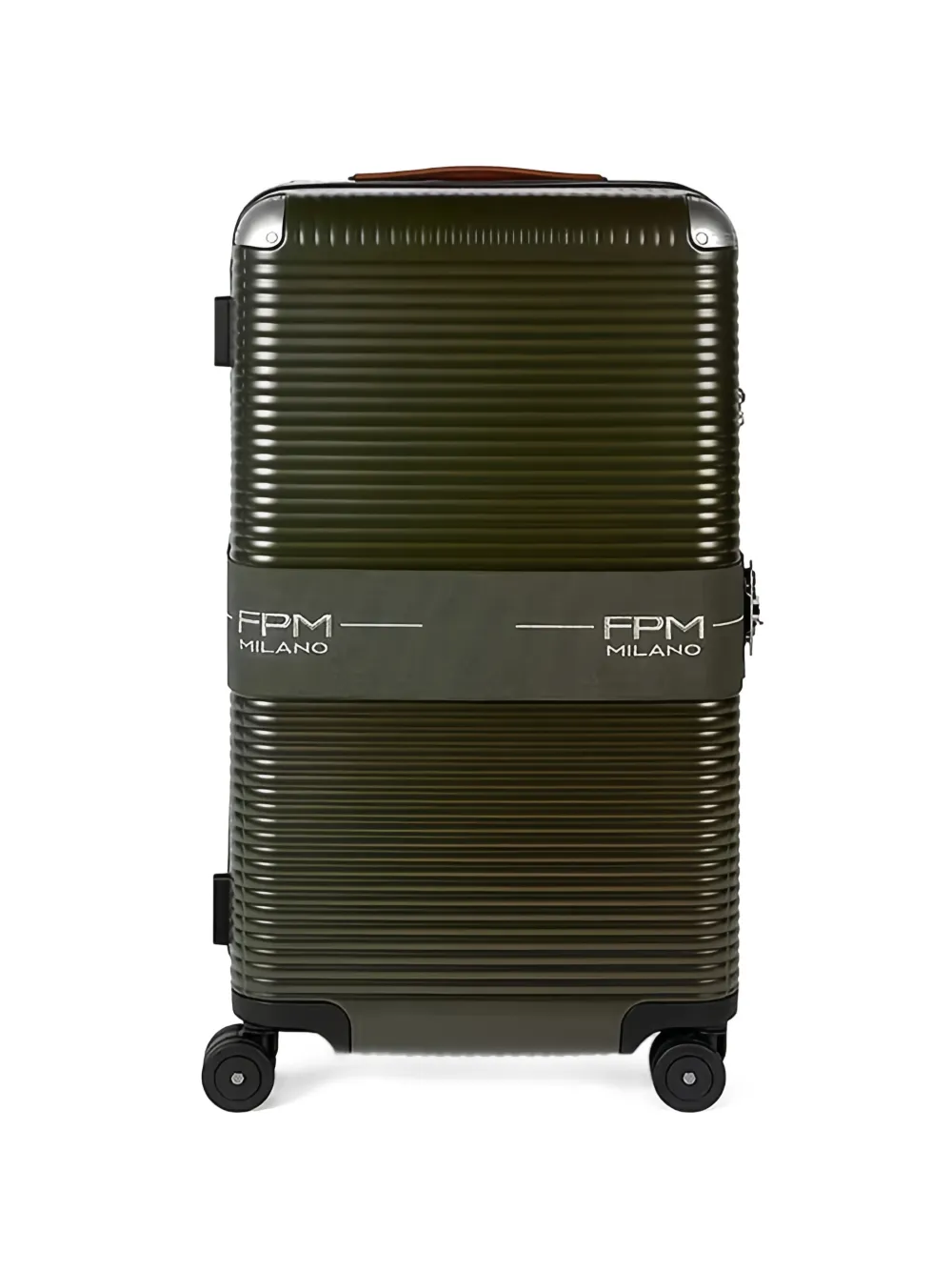 FPM Milano Valigia con zip - Verde