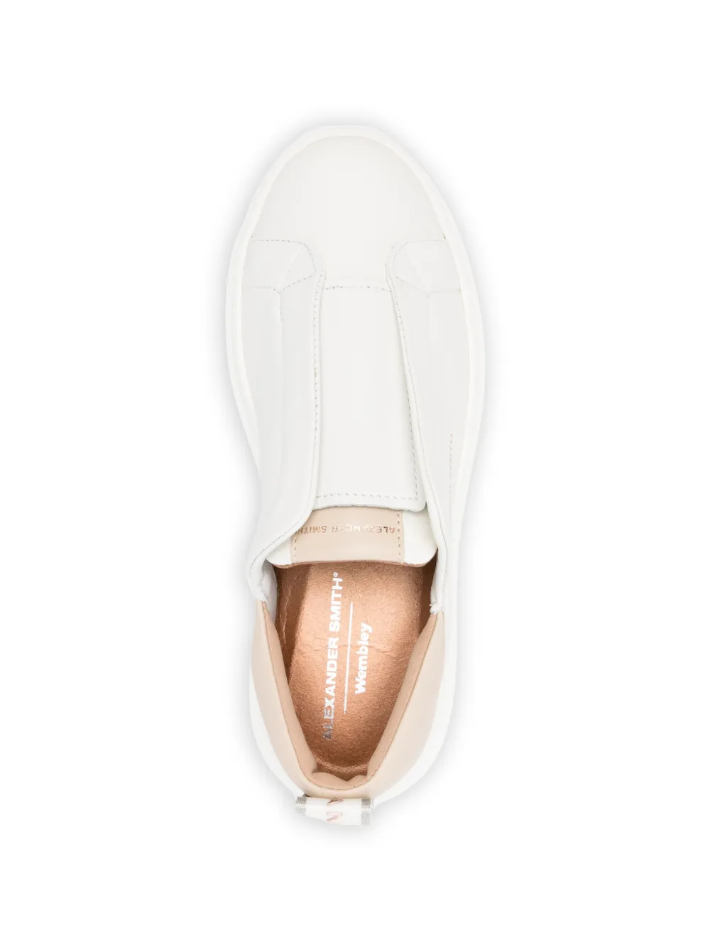 Alexander Smith Wembley slip-on sneakers Wit
