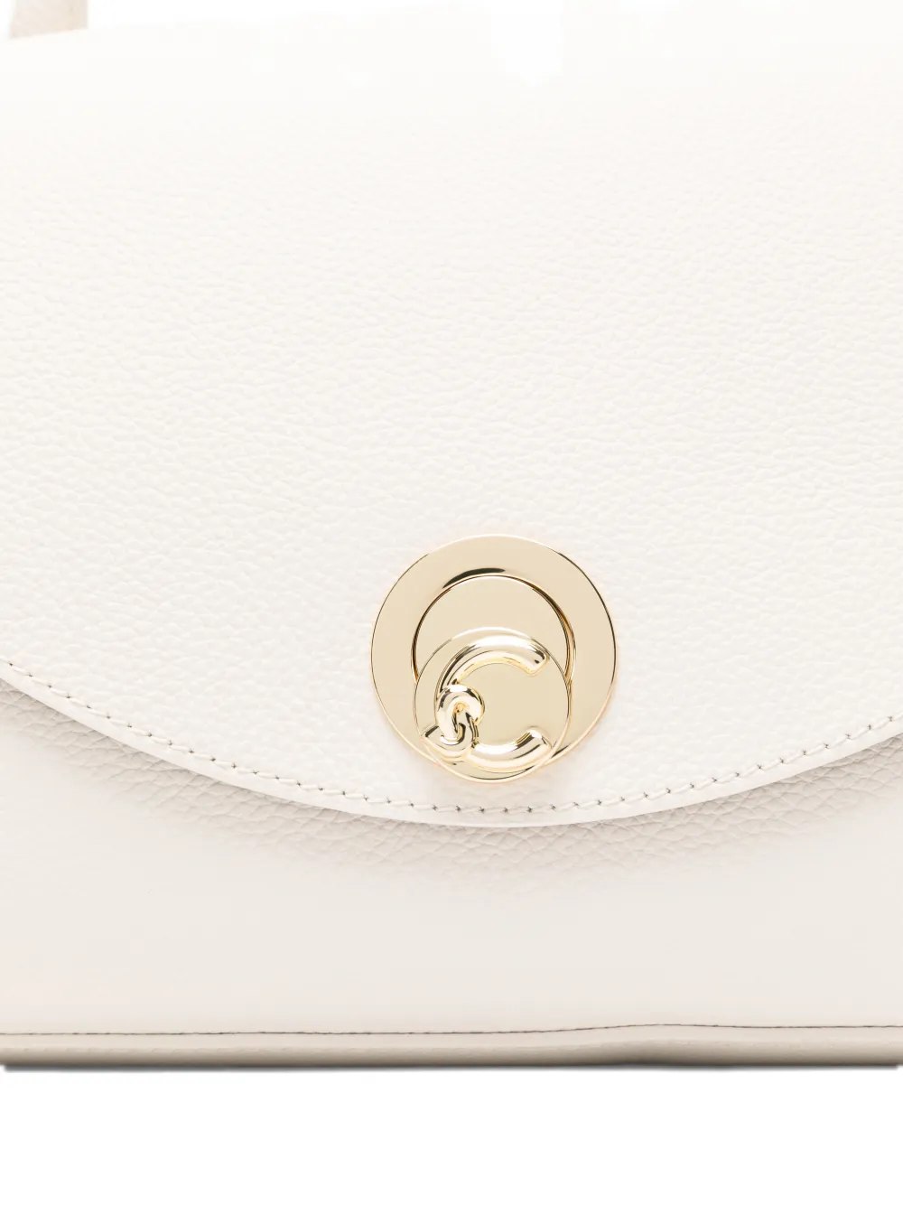 Coccinelle Leren shopper Beige