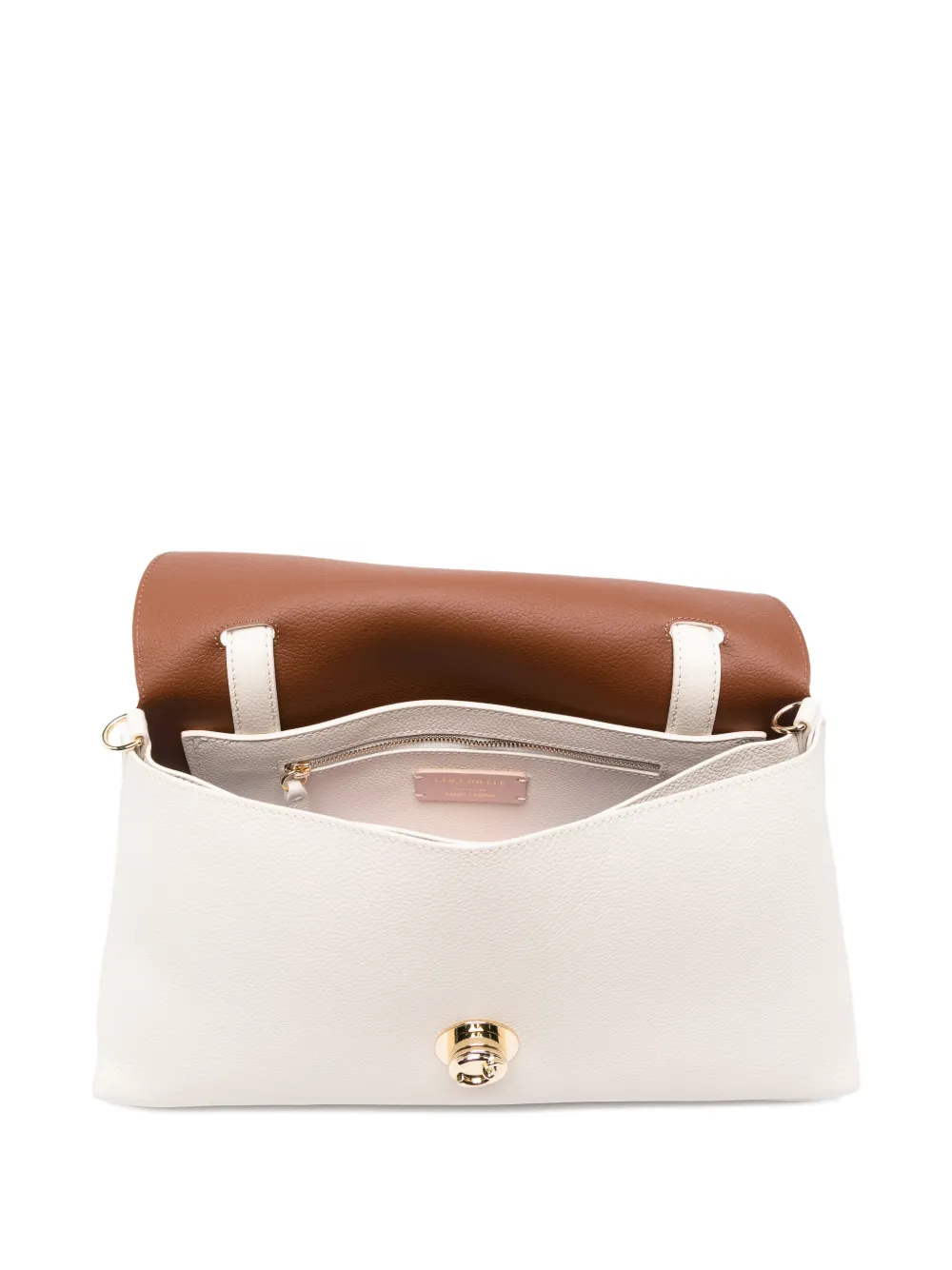 Coccinelle Leren shopper Beige
