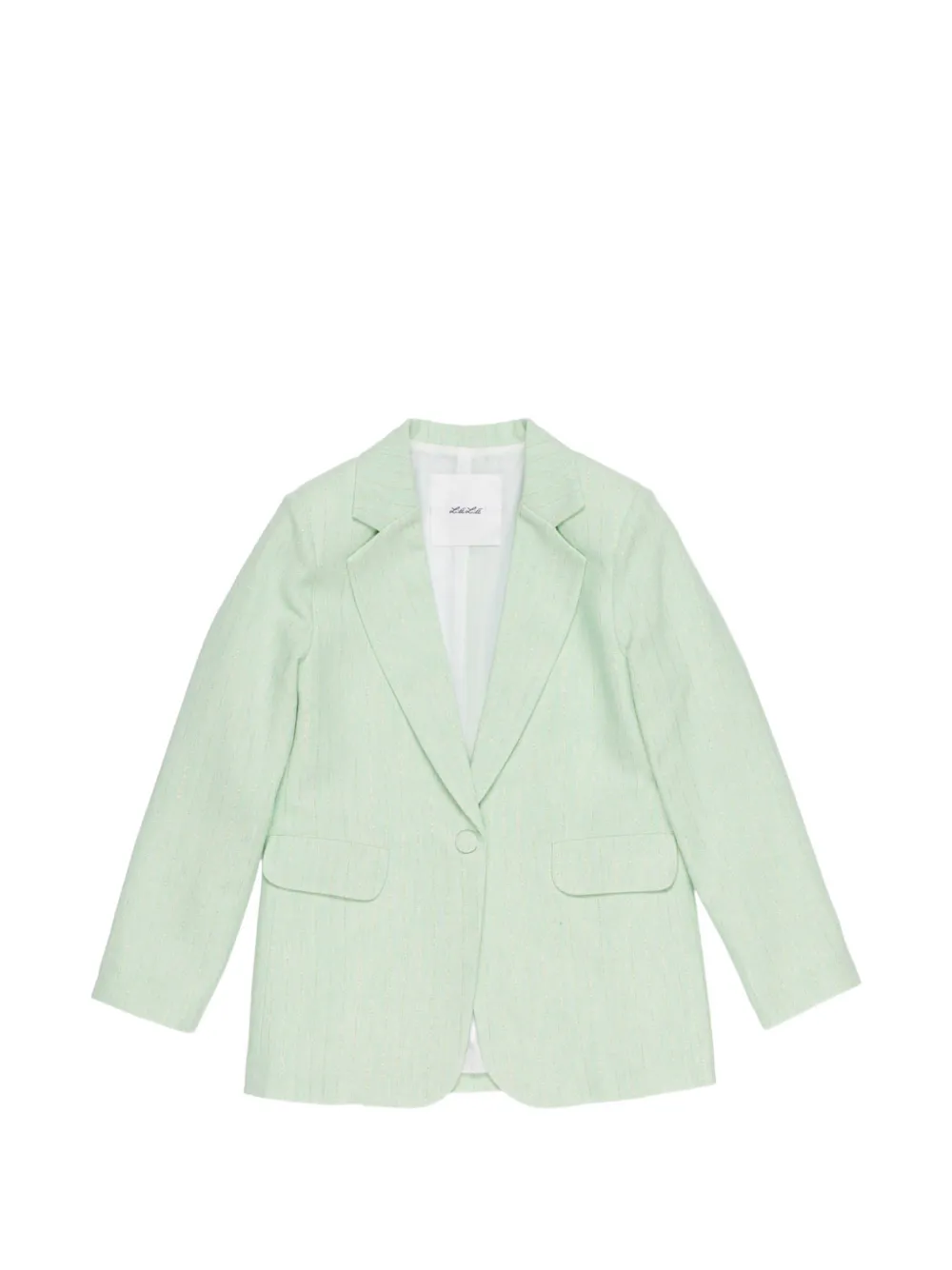 Miss Grant Kids notched-lapel pocket jacket - Verde
