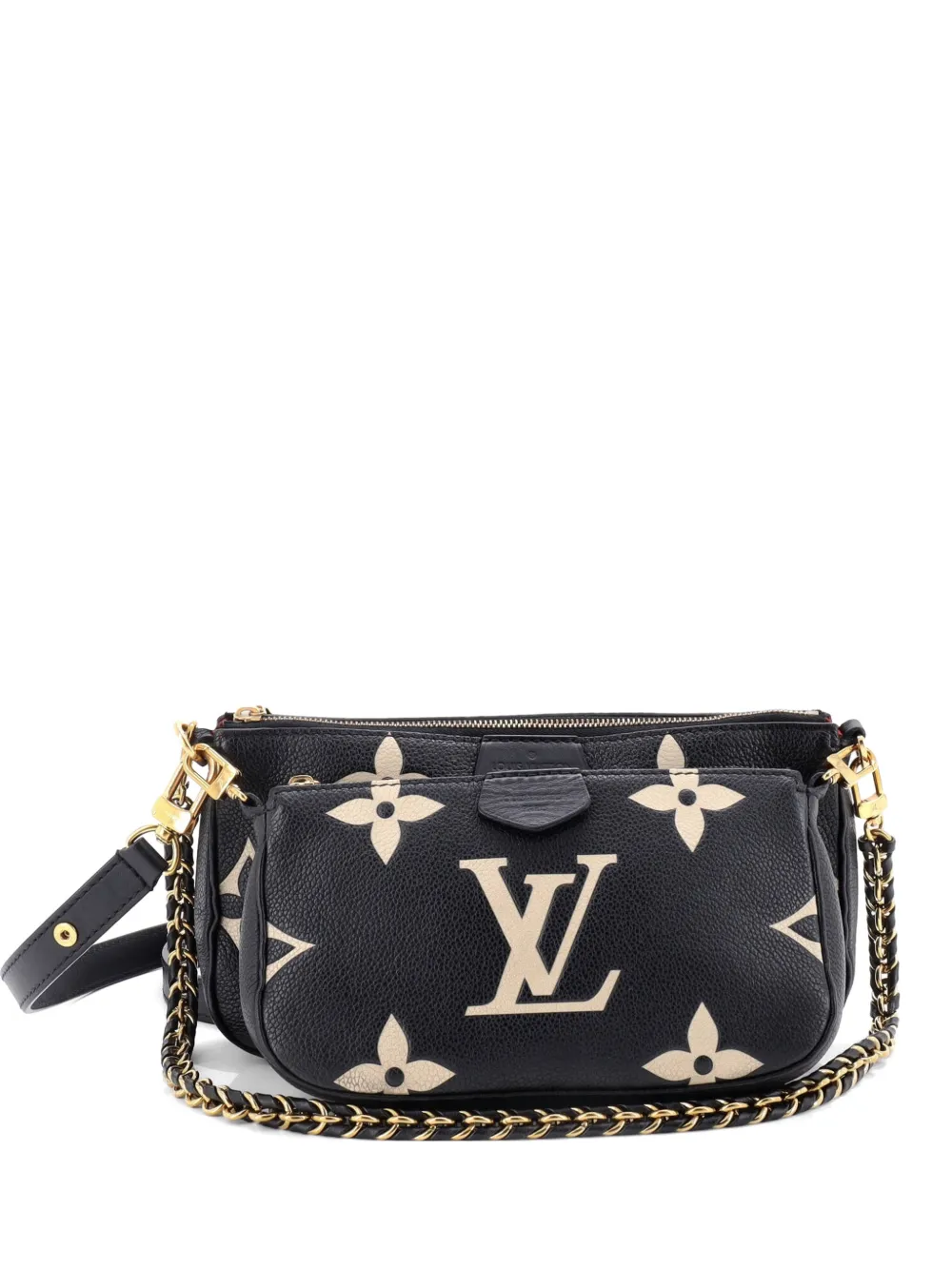 Louis Vuitton Pre-Owned Multi Pochette Accessoires Bicolor Monogram Empreinte Giant crossbody bag - Nero
